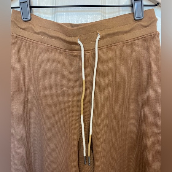 MATE the Label Organic Thermal Wide Leg Pants in Sienna - Picture 3 of 5